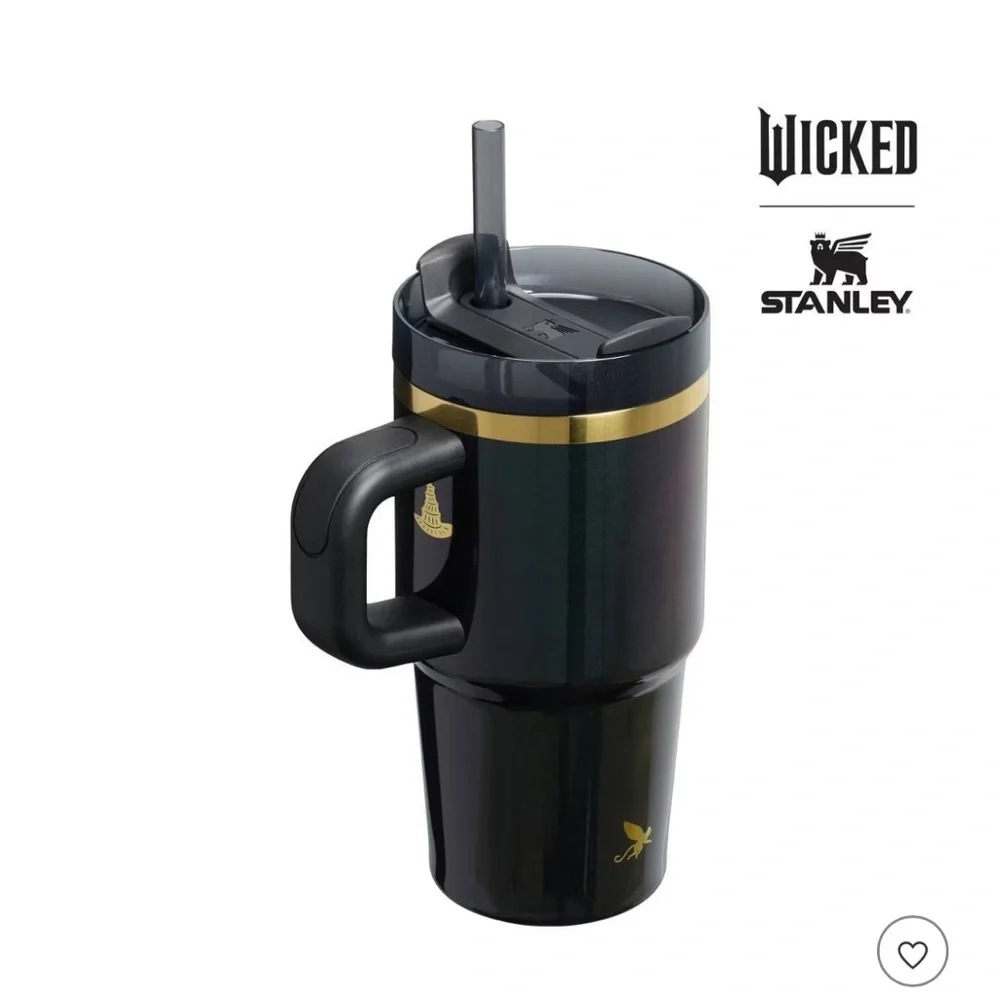 Stanley 20 oz Stainless Steel H2.0 Flowstate Quencher Tumbler Elphaba For Good - Picture 2 of 4